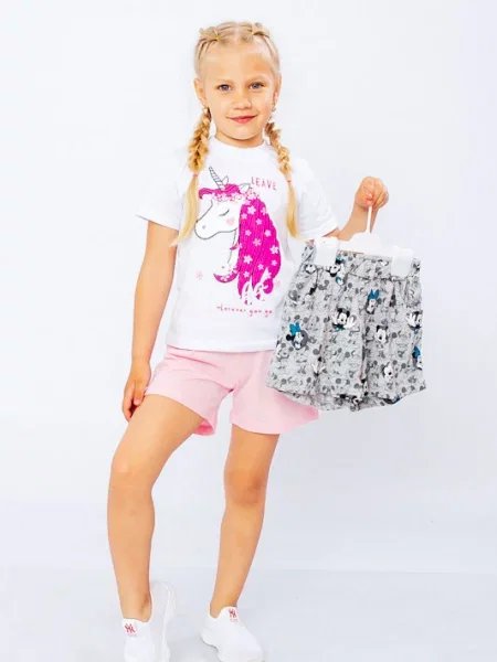 Дитячий Набір шортів Носи своє рожевий