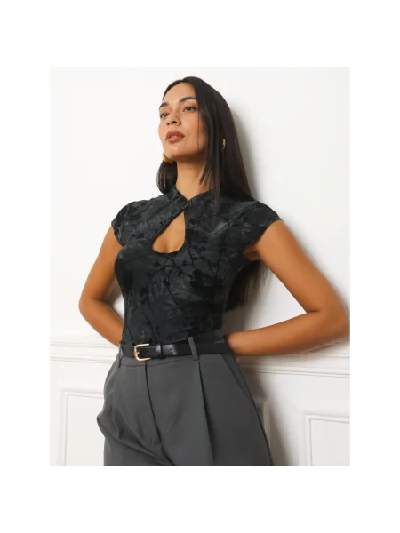 Top La Modeuse crna