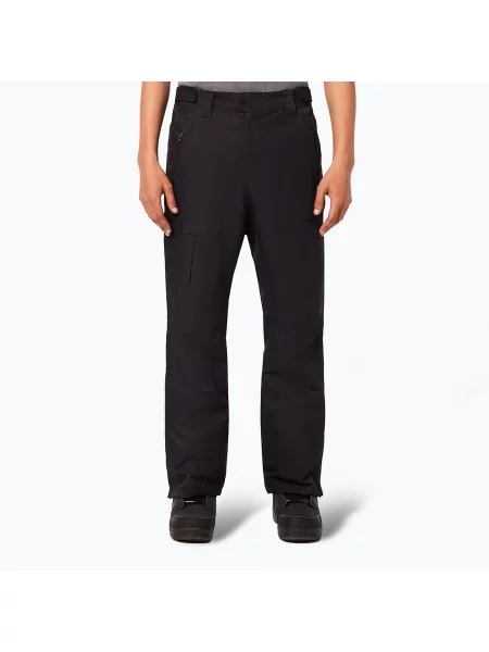 Lyžařské kalhoty Oakley Divisional Cargo Shell blackout černé