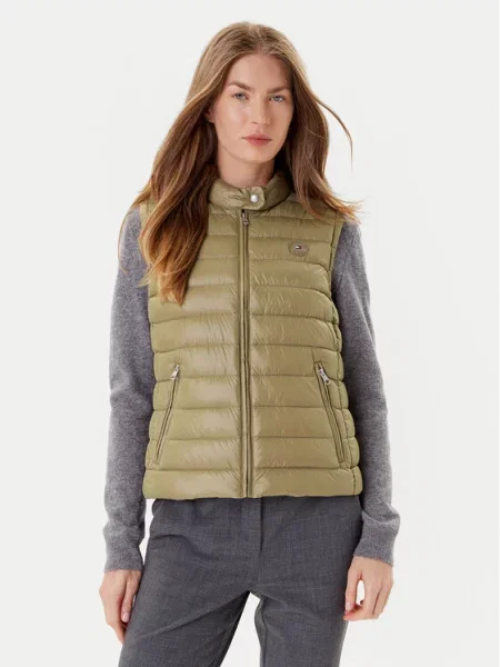 Tommy Hilfiger Αμάνικο Μπουφάν χακί
