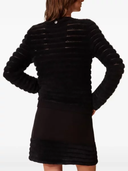 Geacă Twinset tricotate negru