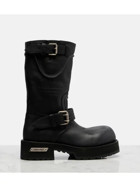 Botine Balenciaga din piele negru