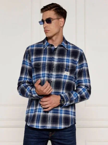 Guess Jeans Cămașă albastru