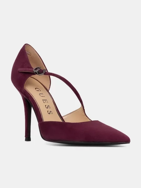 Pantofi Guess din piele cu toc stiletto