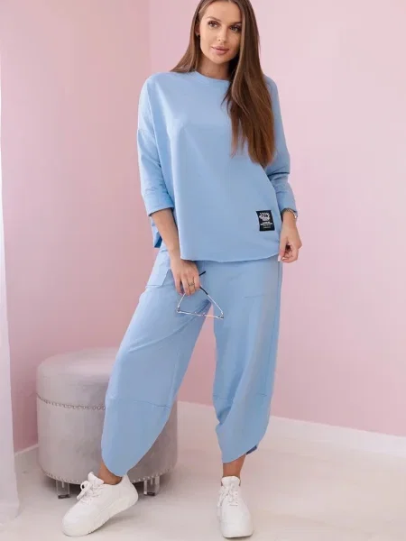 Pantaloni Kesi albastru