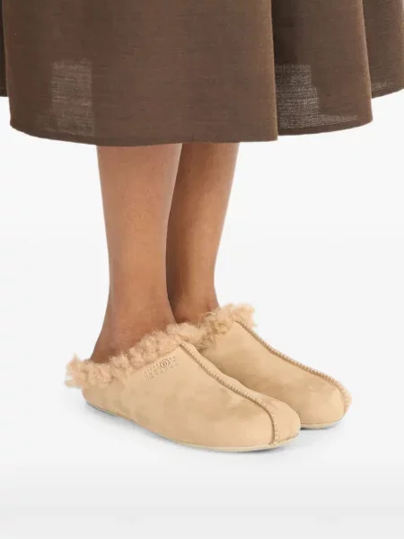Papuče Mm6 Maison Margiela s printom od ovčje kože