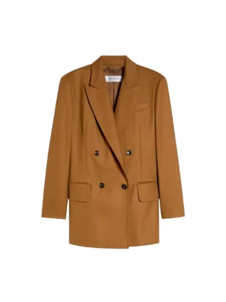 Marynarka Max Mara wełniana brązowa