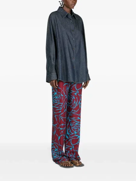 Cămașă Dries Van Noten albastru