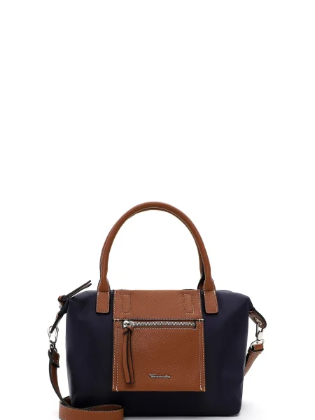 Tamaris Ročna torbica Fabrizia marine / karamel