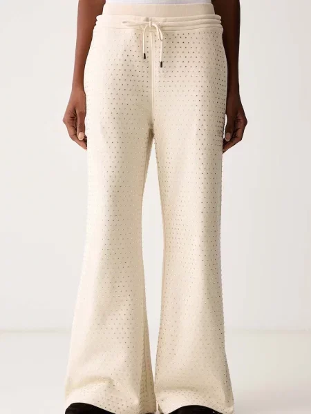 Pinko pantaloni de trening pentru femei din bej