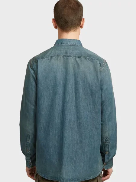 Сорочка G-star Raw синя