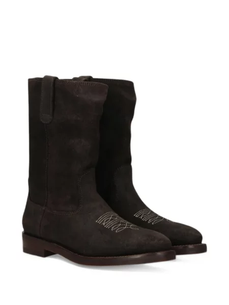 Botine Sebago din piele de căprioară maro