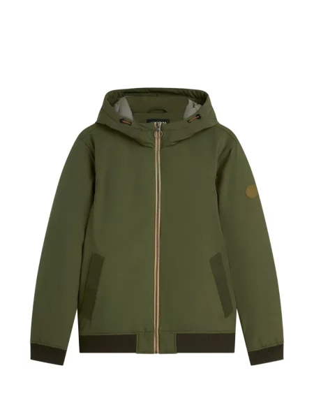 Geacă Scotch & Soda cu glugă verde