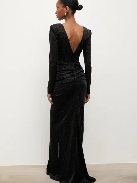 Answear.LAB rochie maxi mulata negru