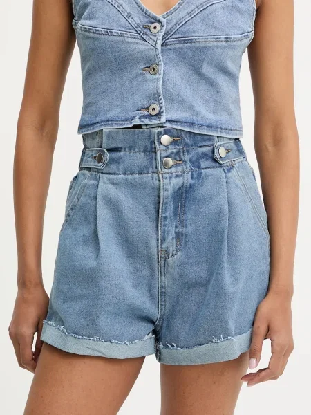 Jeans kratke hlače Answear Lab modra