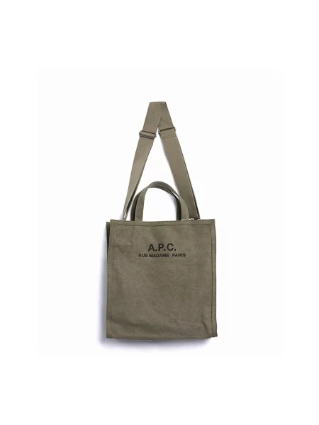 Shopperka A.p.c. z nadrukiem zielona