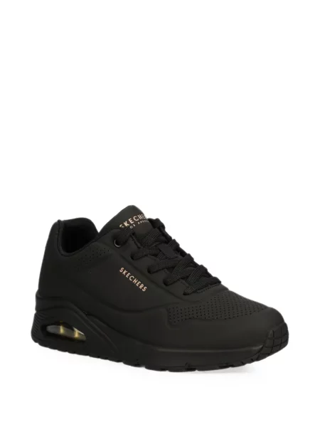 Скейт & стрийт маратонки Skechers с връзки с дантела черно