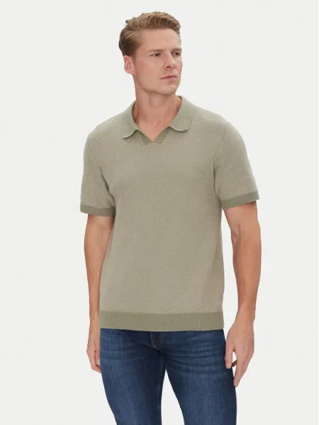 Jack&Jones Tricou polo Ceaston verde