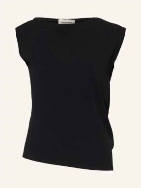 Pletený pletený top Weekend Max Mara černý