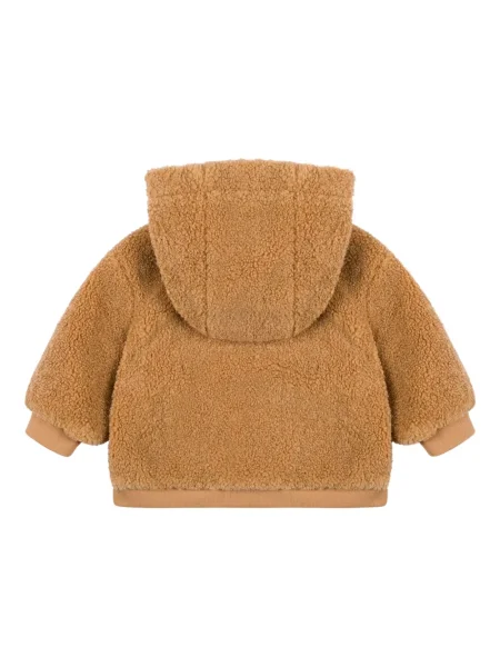Kurtka dziecięca Moschino brązowa