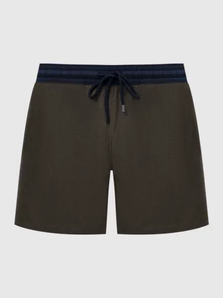 Шерстяные шорты Vilebrequin зеленые