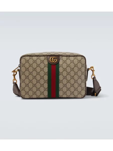 Platno torba crossbody Gucci bež