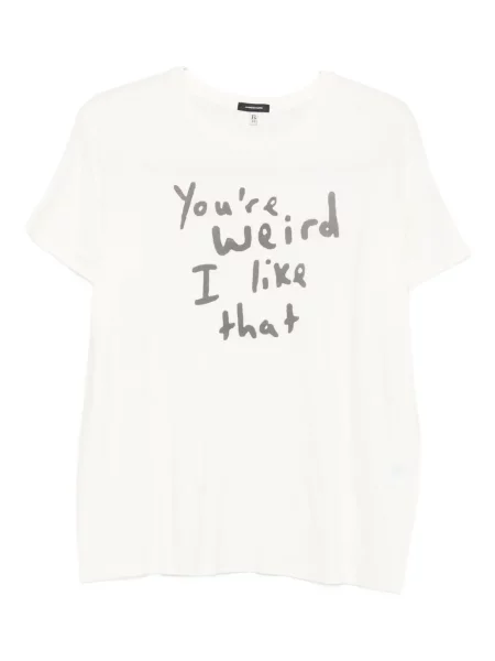 Koszulka R13 z nadrukiem biała