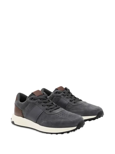 Sneakerși Tod's din piele de căprioară albastru