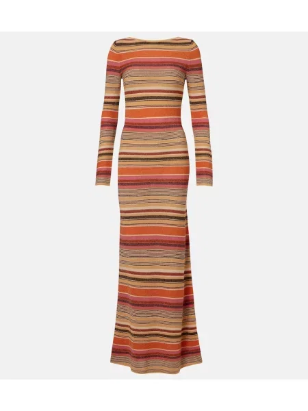 Sukienka maxi Faithfull w paski garniturowa