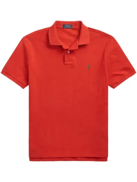 Fleece μικρός πουκάμισο Polo Ralph Lauren καφέ