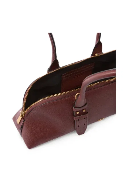 Geantă shopper Pinko din piele maro