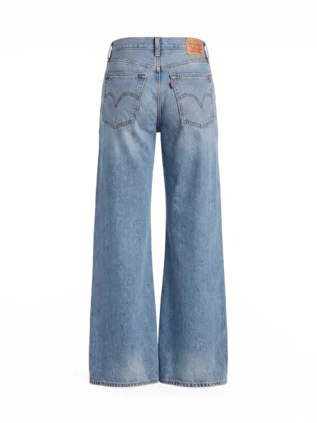 LEVI'S ® Džínsy MIDDY LOOSE BOOT BLACKS denim modrá