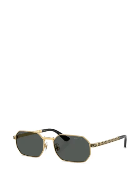 Ochelari de soare Versace Eyewear cu imprimeu geometric auriu