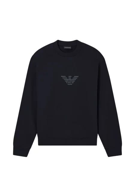 Dukserice Emporio Armani s autogramom plava