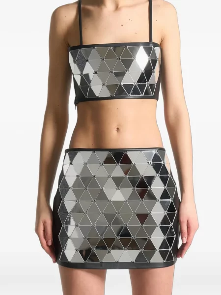 Top Manière De Voir din piele negru