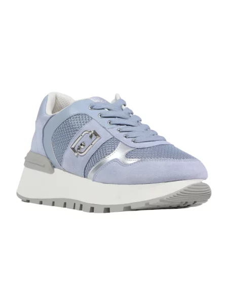 Sneakersy Liu Jo skórzane niebieskie