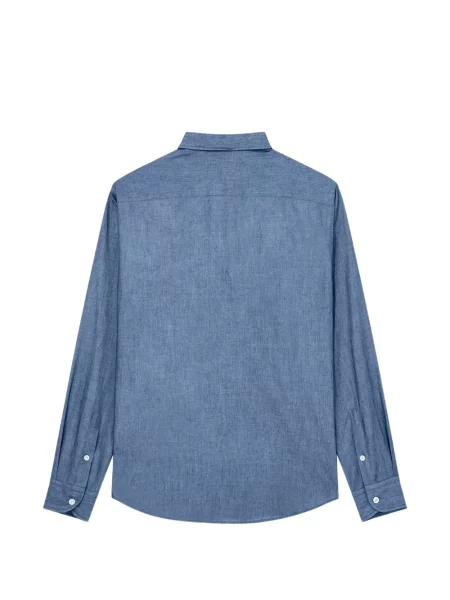 Lung cămașă Emporio Armani albastru