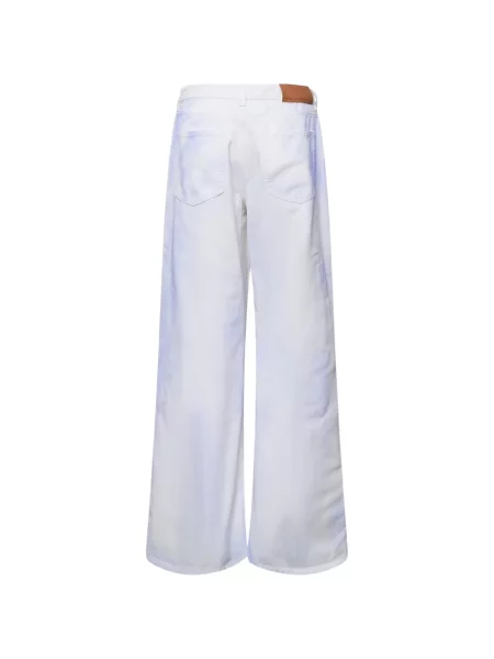 Blugi cu picior larg Stella Mccartney alb
