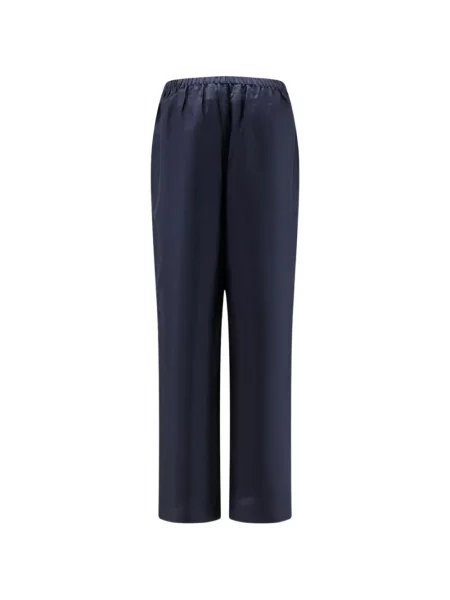 Pantaloni Róhe de mătase albastru
