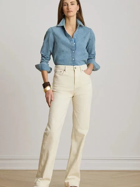 Джинсовая рубашка Lauren Ralph Lauren