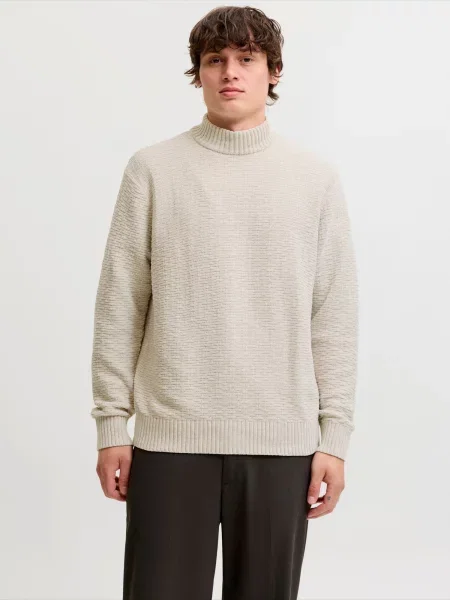 JACK & JONES Pulover JWHJEREMY grej