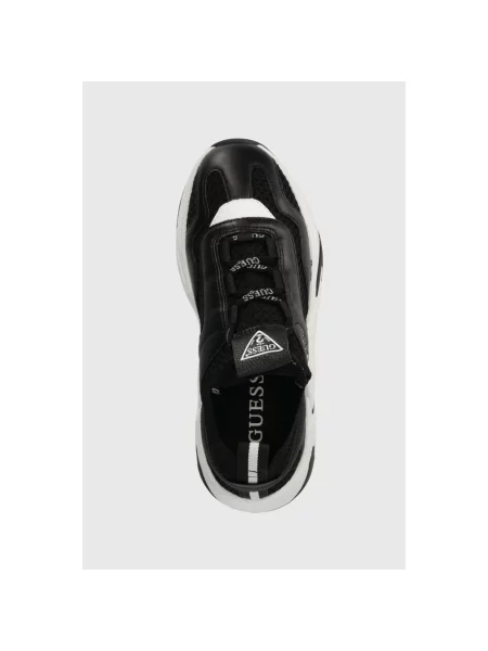 Sneakersy Guess skórzane czarne
