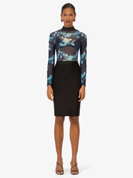 Kraimod Rochie mulate albastru / negru alb
