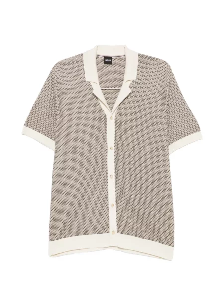 Cardigan Boss cu imprimeu geometric