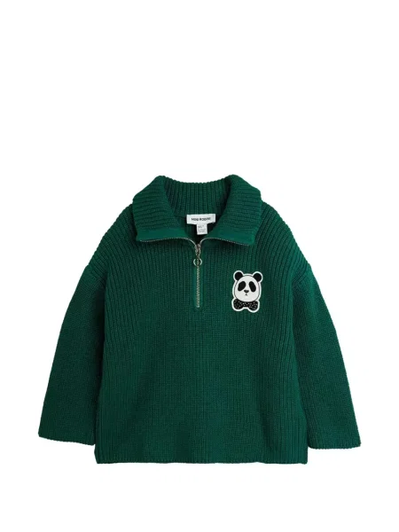 Sweter dziecięcy Mini Rodini zielony