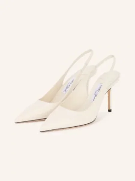 Jimmy Choo Lodičky Love 85 krémová