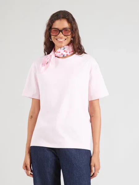 VERO MODA Tričko VMNINNA MIA azúrová / rosé / krvavo červená