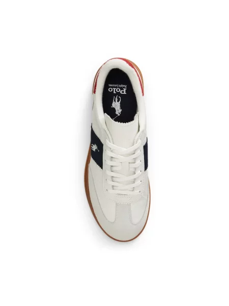 Sneakersy Polo Ralph Lauren zamszowe białe