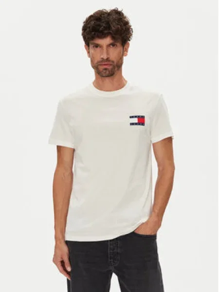 Tommy Jeans Tričko námornícka modrá / brusnicová / čierna biela