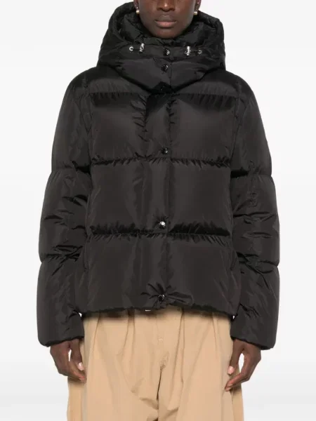 Matlasat geacă Moncler negru